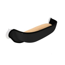Nayeco Cama para Gato con Ventosas Negro 65x18x25 cm