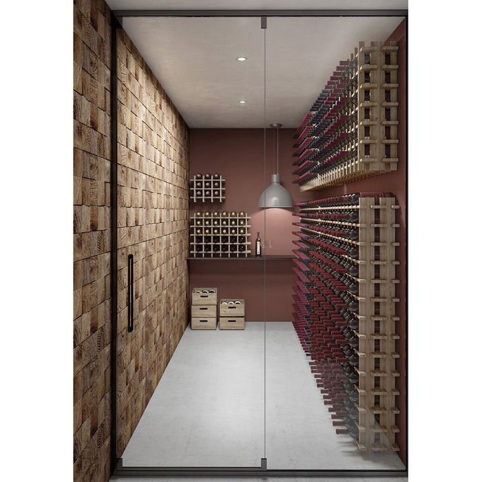 Astigarraga Botellero Rioja Evolutivo Pino Macizo para 36 Botellas 75x22x75 cm