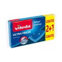 Vileda Estropajo Ultra Fresh No Raya con Esponja 2+1 Azul