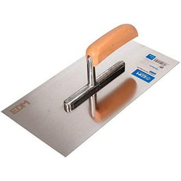Edm Llana rectangular con mango de madera abierto 30 x 15 cm