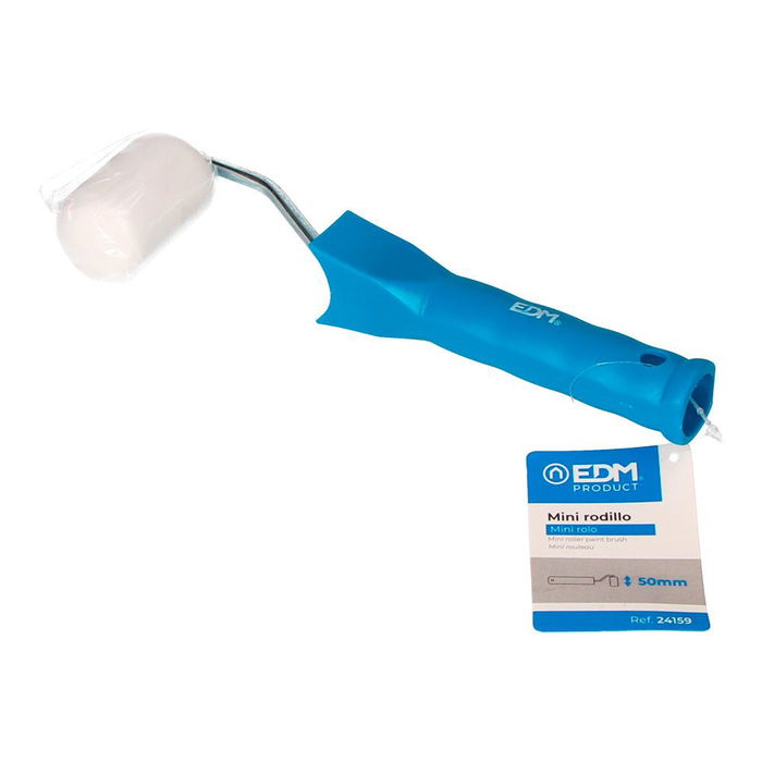 Edm Mini Rodillo de Esponja 50 mm para Pintura al Agua Barnices y Sinteticas