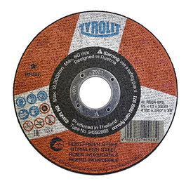 Tyrolit Disco corte acero inox 41c Ø115 x 1,0 x 22,23 mm a60r-bfb 34332868
