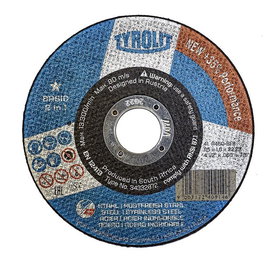 Tyrolit Disco de corte plano para acero e inox 41c ø115 x 1,6 x 22,23 mm a46q-bfb referencia 34332872