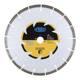 Tyrolit Disco Diamantado Segmentado Ø230x2,4x22,23 mm Referencia 609177, Serie Eco Basic, Para Material General de Obra