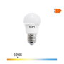 Edm Bombilla Esferica LED E27 8.5W 880lm 3000K Luz Calida Ø4.5 x 8.6 cm