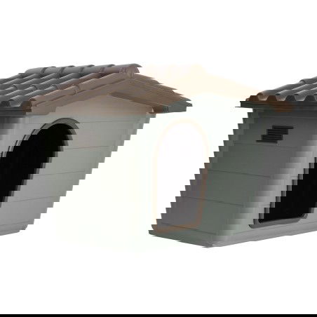 Nayeco Caseta Eco Grande 99x70x75 cm para Perros, Plástico Reciclado, Resistente y Ventilada Nayeco Caseta Eco Grande 99x70x75 cm para Perros, Plástico Reciclado, Resistente y Ventilada