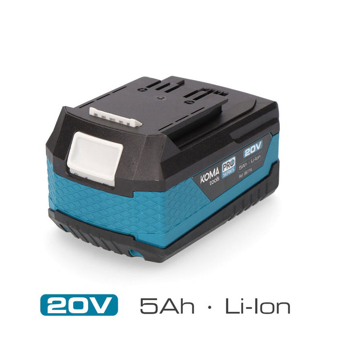 Koma Tools Batería Li-ion 20 V 5,0 Ah Pro Series