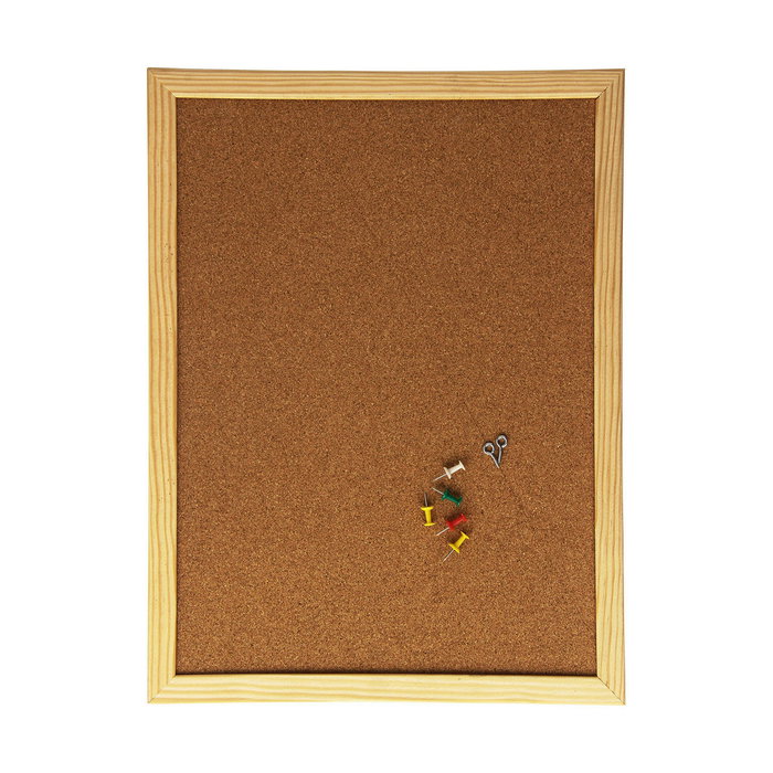 Q-connect Pizarra de corcho 40x30 cm con marco de madera Q-connect Pizarra de corcho 40x30 cm con marco de madera