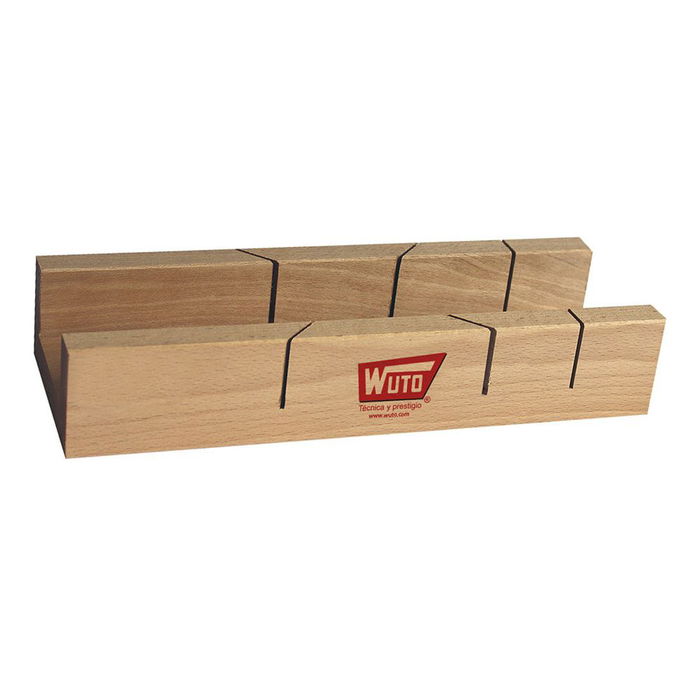 Wuto Corta Ingletes Doble Madera Haya Guía Corte 45 y 90 Grados 250 x 55 mm Wuto Corta Ingletes Doble Madera Haya Guía Corte 45 y 90 Grados 250 x 55 mm