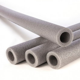 Coquilla de Polietileno Gris 1 Metro Espesor 10mm Diámetro Interior 28mm Aislamiento Térmico Tuberías