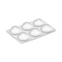 Inofix Gota autoadhesiva transparente ø16 mm, 6 uds