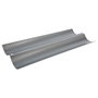 5Five Moldes perforados para baguette 38 x 16 cm Pack 2 uds Aluminio