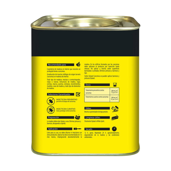 Xylazel Tratamiento carcomas al agua incoloro 2,5 l