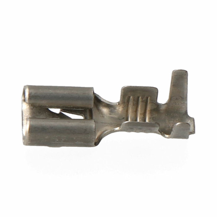 Terminal faston con sujeción 4,8 mm hembra, bolsa 100 uds