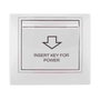 Solera Interruptor de tarjeta Serie Europa Solera ERP01TU 10A 250V Blanco