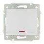 Solera ERP02ILQC Conmutador Luminoso 10AX 250V Serie Europa Empotrar Blanco