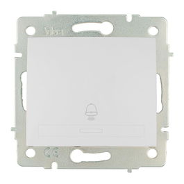 Solera Pulsador 10A 250V Serie Europa Blanco Termoplástico Empotrar 83x81mm