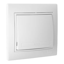 Solera ERP03U Pulsador Campana 16A 250V Serie Europa Blanco Termoplástico Empotrar 83x81mm