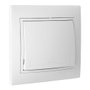 Solera ERP03U Pulsador Campana 16A 250V Serie Europa Blanco Termoplástico Empotrar 83x81mm