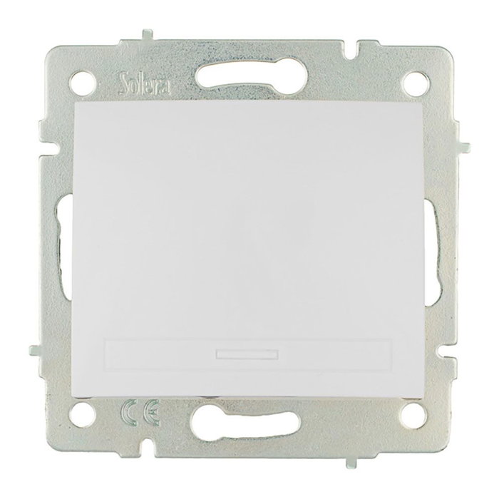 Solera ERP09QC Conmutador de Cruce 10AX 250V Blanco Sin Marco Empotrar Solera ERP09QC Conmutador de Cruce 10AX 250V Blanco Sin Marco Empotrar