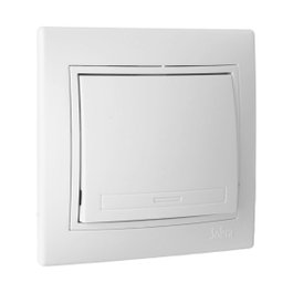 Solera Conmutador de cruce serie Europa Solera ERP09U Blanco