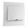 Solera ERP40U Salida de cable serie Europa mecanismo completo blanco 16A 250V termoplástico empotrar 83x81mm