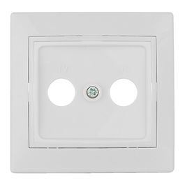 Solera Tapa para radio y tv universal serie Europa ERP47TLVU blanca