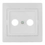 Solera Tapa para radio y tv universal serie Europa ERP47TLVU blanca