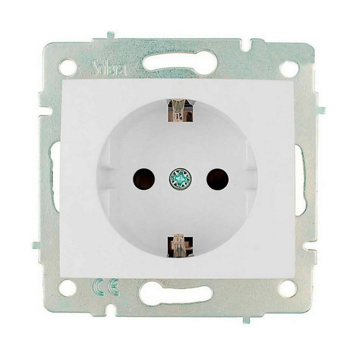 Solera Base bipolar con t/tl 16a 250v con obturador serie europa solera erp60