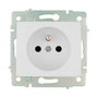 Solera Base bipolar con toma francesa serie Europa Solera ERP60F 16A 250V Blanco