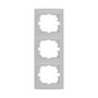 Solera Marco vertical para 3 elementos blanco 81x225x10mm serie Europa ERP63U