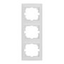 Solera erp63u Marco vertical para 3 elementos blanco serie europa 81x225x10mm