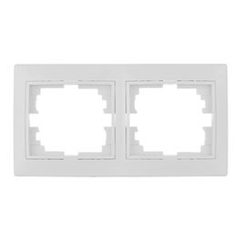 Solera ERP72U Marco para 2 elementos horizontal blanco Serie Europa 154x81x10mm