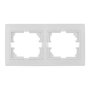 Solera ERP72U Marco para 2 elementos horizontal blanco Serie Europa 154x81x10mm