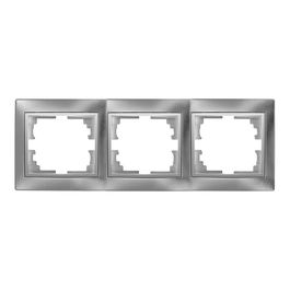Solera ERP73AU Marco 3 Elementos Horizontal Plata Serie Europa 225x81mm