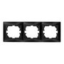 Solera Marco 3 elementos ERP73NGU horizontal grafito 225x81mm Serie Europa