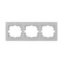 Solera Marco para 3 elementos horizontal blanco 225x81x10mm serie Europa