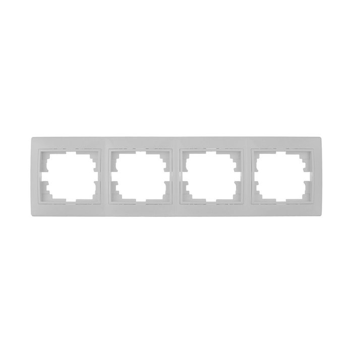 Solera Marco Horizontal para 4 Elementos Blanco Serie Europa Solera Marco Horizontal para 4 Elementos Blanco Serie Europa