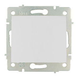 Solera Tapa ciega de empotrar blanco serie europa erp75 83x81mm 250V 16A