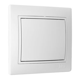 Solera Tapa ciega empotrar blanco serie Europa ERP75U 83x81mm