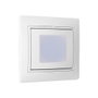 Solera Piloto Escalera Blanco 83x81mm Mecanismo Completo E3-42972 Contactos Plata Alto Poder Ruptura Embornamiento Tornillo