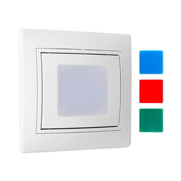 Solera Piloto de escalera ERP90U 16A 250V Blanco Serie Europa