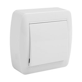 Solera Conmutador unipolar superficie mural 74 x 72 x 28 mm