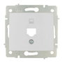 Solera ERP88/1 Tapa + Chasis para Toma de Datos RJ45 Serie Europa de Empotrar Blanco