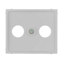 Solera Tapa para toma de señal TV/R serie Europa color blanco ERP47TLV