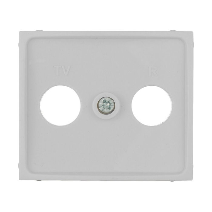Solera Tapa para toma de señal TV/R color blanco serie Europa ERP47TLV Solera Tapa para toma de señal TV/R color blanco serie Europa ERP47TLV