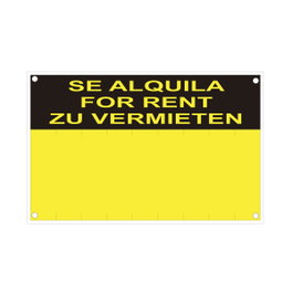 Normaluz Rótulo Se vende/For sale/Zu verkaufen 45x70cm PVC