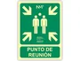 Normaluz Cartel de evacuación Punto de reunión clase B