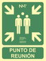 Normaluz Cartel de evacuación Punto de reunión clase B