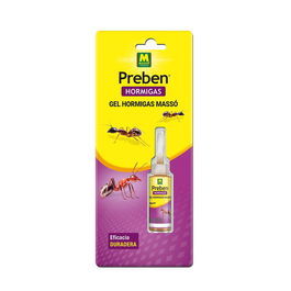 Massó Gel antihormigas 25 g con efecto dominó para eliminar hormigas y nidos en interior/exterior.